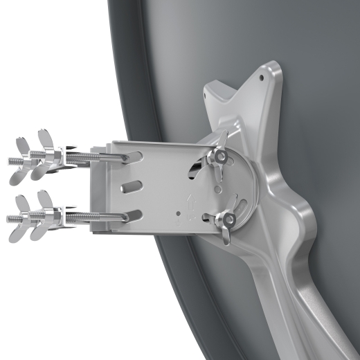 DUR-line Select 85/90 Anthrazit - Alu Sat-Reflektor