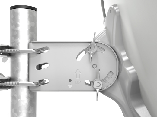 DUR-line Select 60/65 Hellgrau - Alu Sat-Reflektor