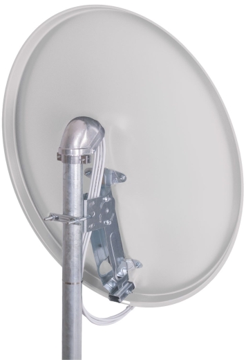 DUR-line MDA 80 Hellgrau - Alu Sat-Reflektor